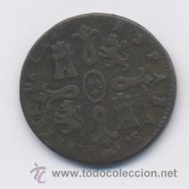 Monedas de Espa&ntilde;a: ISABEL II- 8 MARAVEDIS- 1843- SEGOVIA - Foto 2