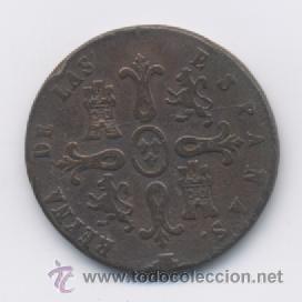 Monedas de Espa&ntilde;a: ISABEL II- 8 MARAVEDIS- 1846-SEGOVIA - Foto 2