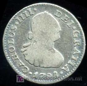 Monedas de Espa&ntilde;a: CARLOS IV : 1/2 Real 1798 (Plata) - Foto 1