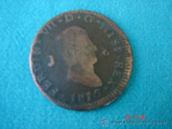Monedas de Espa&ntilde;a: MONEDA DE FERNANDO VII -FERDIN 1815-. EN . - Foto 1