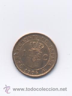 Monedas de Espa&ntilde;a: ALFONSO XIII- 1 CENTIMO-1906*6 SLV- SC - Foto 2