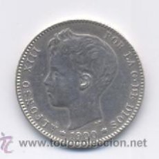 Monedas de España: ALFONSO XIII- 1 PESETA-1900*19-00 SMV. Lote 17410072