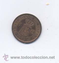 Monedas de Espa&ntilde;a: ALFONSO XIII- 1 CENTIMO- 1906* 6-SLV - Foto 2