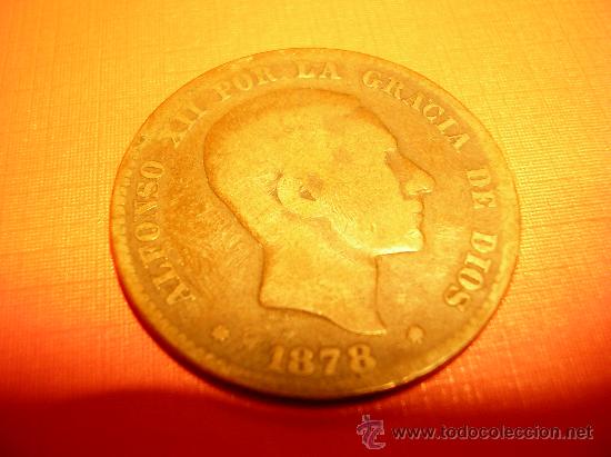 Monedas de Espa&ntilde;a: MONEDA DE 10 C&Eacute;NTIMOS --- A&Ntilde;O 1878 - Foto 1