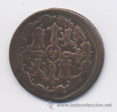 Monedas de Espa&ntilde;a: FERNANDO VII- 8 MARAVEDIS- 1819-JUBIA - Foto 2