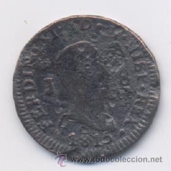 Monedas de Espa&ntilde;a: FERNANDO VII- 8 MARAVEDIS- 1815-JUBIA - Foto 1