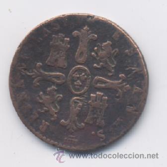 Monedas de Espa&ntilde;a: ISABEL II- 8 MARAVEDIS- 1841-SEGOVIA - Foto 2