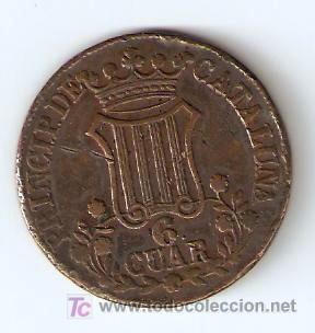 Monedas de Espa&ntilde;a: 6 CUAR ISABEL I I 1846 - Foto 1