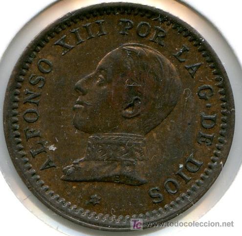 Monedas de Espa&ntilde;a: 2 Centimos de Alfonso XIII 1911 - Foto 1
