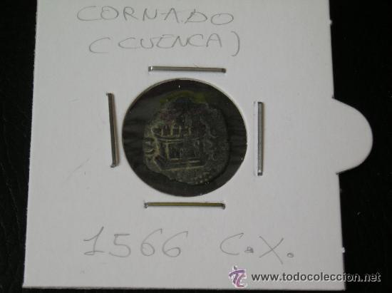 Monedas de Espa&ntilde;a: **ANTIGUA MONEDA MEDIEVAL,----CORNADO 1.566 C.X.---- (CUENCA)** - Foto 1