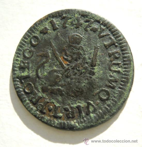 Monedas de Espa&ntilde;a: 1 maravedi de 1747 - Foto 1