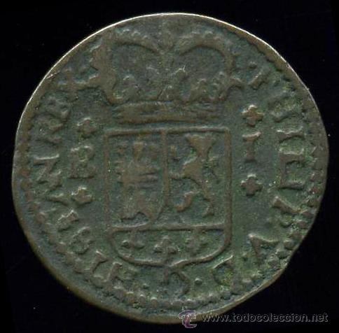 Monedas de Espa&ntilde;a: FELIPE V : 1 Maravedi 1720 BURGOS - Foto 1