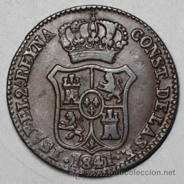 Monedas de Espa&ntilde;a: ISABEL II - CATALU&Ntilde;A 3 CUARTOS 1841 EXCELENTE - Foto 1