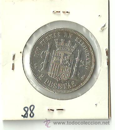 Monedas de Espa&ntilde;a: GOBIERNO PROVISIONAL -2PTS- 10 GR.PLATA . A&Ntilde;O 1870 - Foto 2