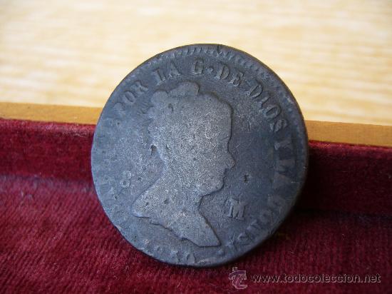 Monedas de Espa&ntilde;a: Espa&ntilde;a - 8 Maravedis 1850 - Isabel II - Foto 1
