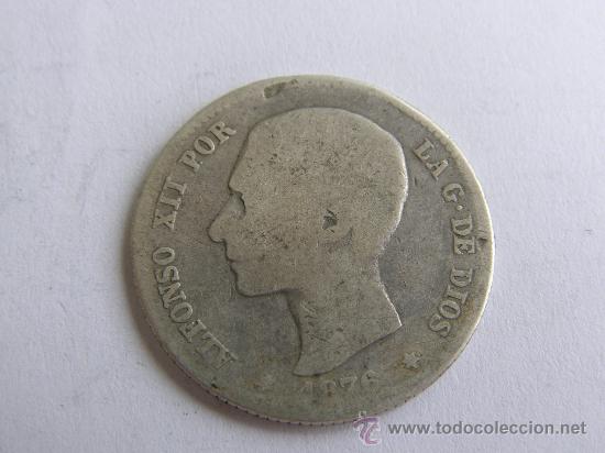 Monedas de Espa&ntilde;a: ALFONSO XII. PESETA. 1876 - Foto 1