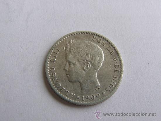 Monedas de Espa&ntilde;a: ALFONSO XIII. 50 CENTIMOS.1900 0*0 - Foto 1