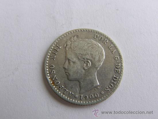 Monedas de Espa&ntilde;a: ALFONSO XIII. 50 CENTIMOS.1900 0*0 - Foto 1