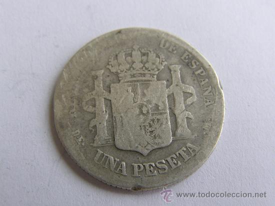 Monedas de Espa&ntilde;a: ALFONSO XII. PESETA. 1876 - Foto 2
