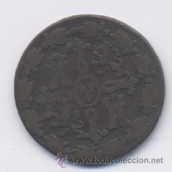 Monedas de Espa&ntilde;a: FERNANDO VII- 8 MARAVEDIS- 1833- SEGOVIA - Foto 2