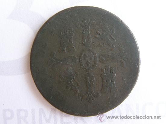 Monedas de Espa&ntilde;a: ISABEL II. 8 MARAVEDIS.JUBIA.1850 - Foto 2