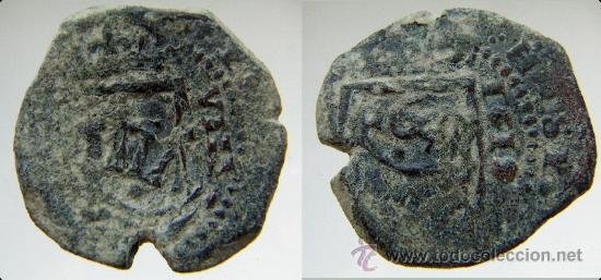Monedas de Espa&ntilde;a: Moneda de 8 maravedis de Felipe III 1619 - Foto 1