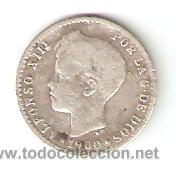 Monedas de Espa&ntilde;a: 50 CENTIMOS ALFONSO XIII 1900 MSV - Foto 1