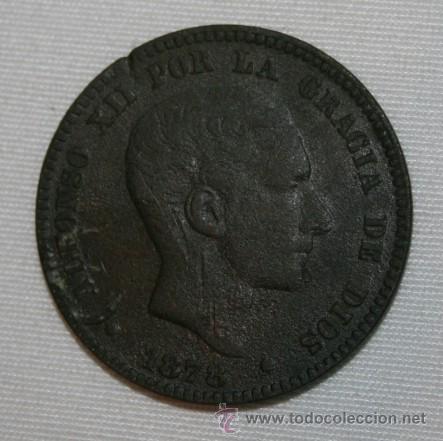 Monedas de Espa&ntilde;a: 10 CENTIMOS DE ALFONSO XII - 1878 - Foto 1