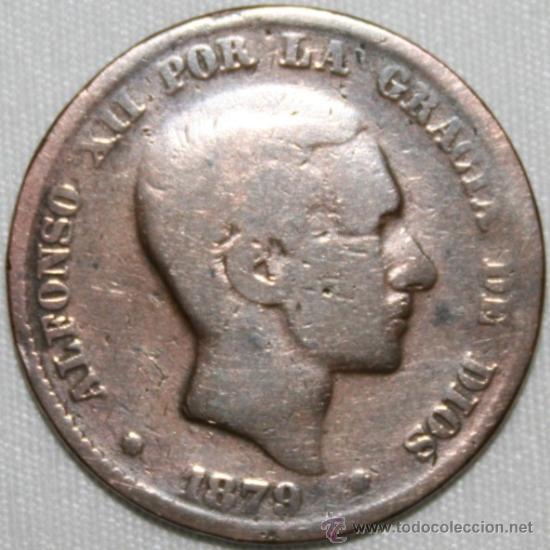 Monedas de Espa&ntilde;a: 10 CENTIMOS DE ALFONSO XII - 1879 - Foto 1