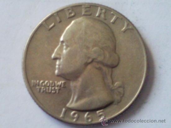 Monedas de Espa&ntilde;a: MONEDA  , UNITED STATES OF AMERICA ,-QUARTER DOLLAR ,- 1965