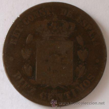 Monedas de Espa&ntilde;a: 10 CENTIMOS DE ALFONSO XII - 1977 - OM - Foto 2
