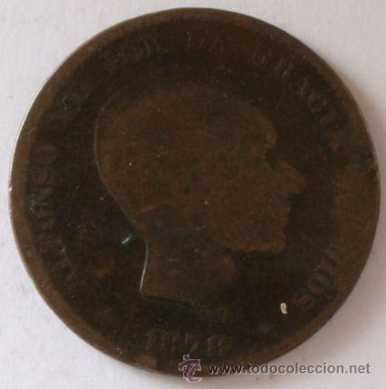 Monedas de Espa&ntilde;a: 10 CENTIMOS DE ALFONSO XII - 1978 - OM - Foto 1