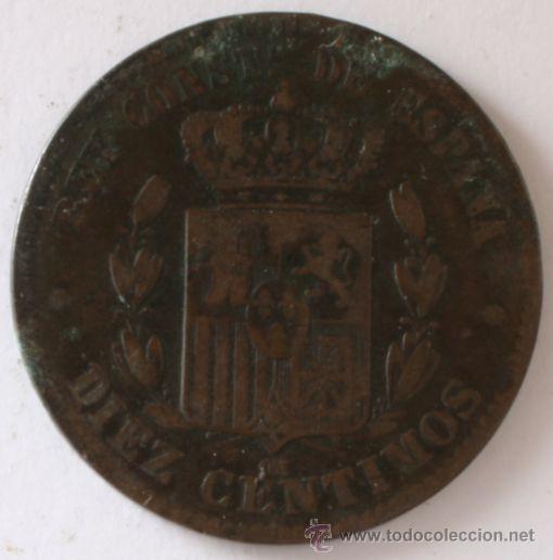 Monedas de Espa&ntilde;a: 10 CENTIMOS DE ALFONSO XII - 1979 - OM - Foto 2