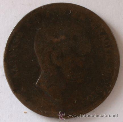 Monedas de Espa&ntilde;a: 10 CENTIMOS DE ALFONSO XII - Foto 1