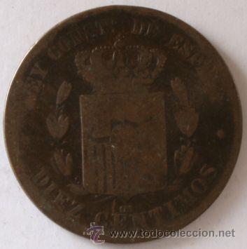 Monedas de Espa&ntilde;a: 10 CENTIMOS DE ALFONSO XII - Foto 2