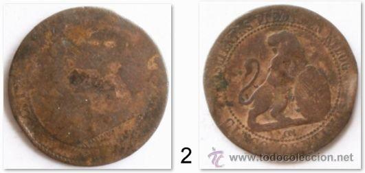 Monedas de Espa&ntilde;a: 5 CENTIMOS DEL GOBIERNO PROVISIONAL - 1870 - EL TIO SENTAO - Foto 1
