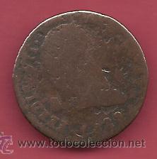 Monedas de Espa&ntilde;a: .4 maravedis 1828 Fernando VII - Foto 1