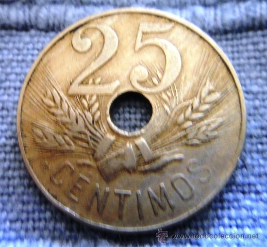 Monedas de Espa&ntilde;a: MONEDA 25 CENTIMOS DE 1927 ALFONSO XIII - Foto 2