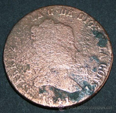 Monedas de Espa&ntilde;a: 8 MARAVEDIS DE ISABEL II - 1841 - JUBIA - Foto 1