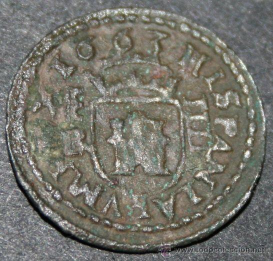 Monedas de Espa&ntilde;a: 2 MARAVEDIS DE FELIPE IIII - 1663 - SEGOVIA - B - Foto 2