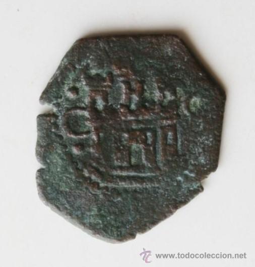 Monedas de Espa&ntilde;a: 2 MARAVEDIS DE FELIPE II - CUENCA X&ordm; - Foto 2