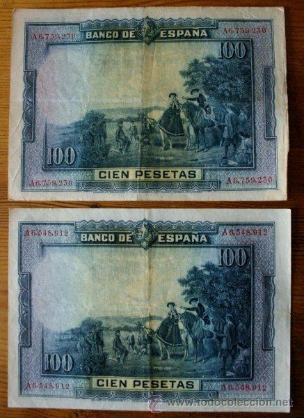 Monedas de Espa&ntilde;a: Reverso de los billetes - Foto 2