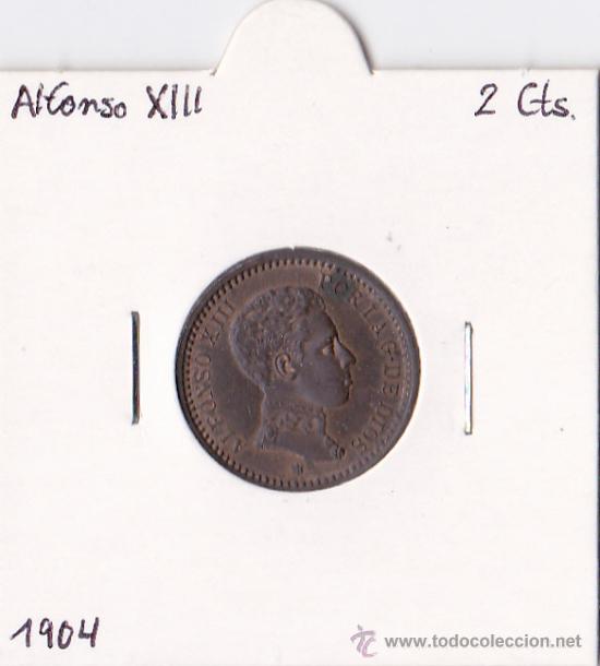 Monedas de Espa&ntilde;a: 2 C&Eacute;NTIMOS 1904 ALFONSO XIII - Foto 1