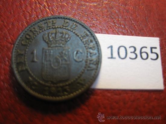 Monedas de Espa&ntilde;a: Espa&ntilde;a , 1  centimo 1913, Alfonso XIII, 13 - Foto 2