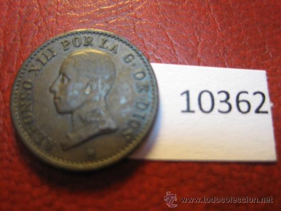 Monedas de Espa&ntilde;a: Espa&ntilde;a , 1  centimo 1912, Alfonso XIII, 13 - Foto 1