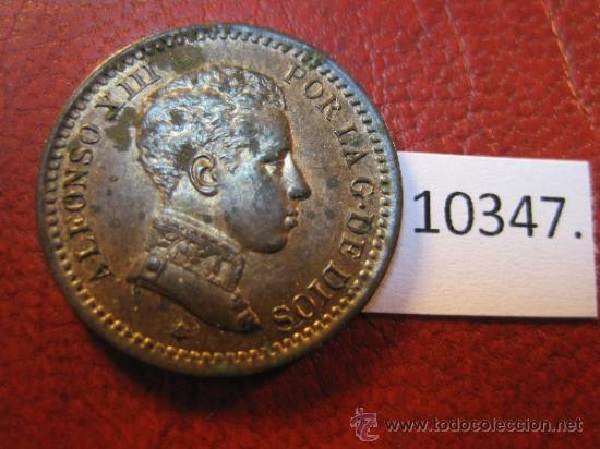 Monedas de Espa&ntilde;a: Espa&ntilde;a , 2  centimos 1904, Alfonso XIII, 13 - Foto 1