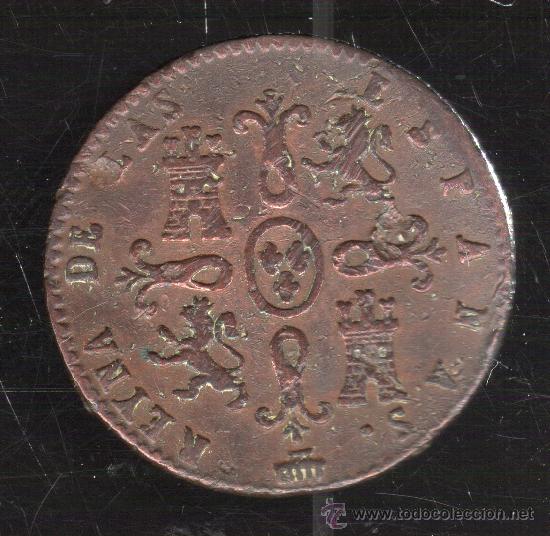 Monedas de Espa&ntilde;a: ISABEL II. 2 MARAVEDIS. SEGOVIA. 1846. - Foto 2
