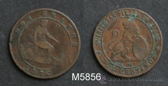 Monedas de Espa&ntilde;a: 2 CENTIMOS DEL GOBIERNO PROVISIONAL 1870 - MBC - M5856 - Foto 1