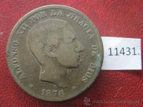Monedas de Espa&ntilde;a: 10 centimos 1878 Alfonso XIII - Foto 1