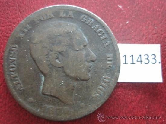 Monedas de Espa&ntilde;a: 10 centimos 1879 Alfonso XIII - Foto 1